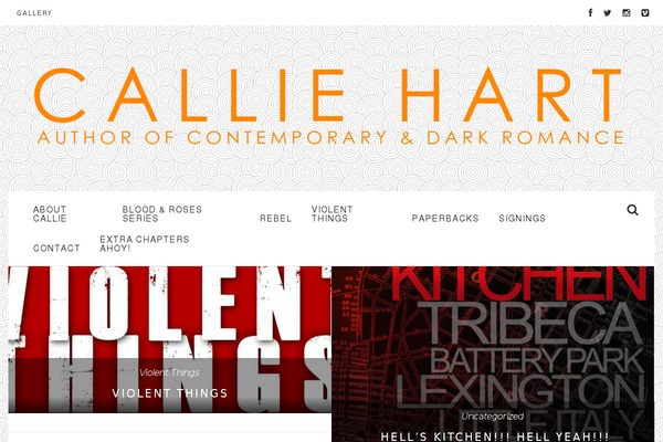 calliehart.com site used Sinensis