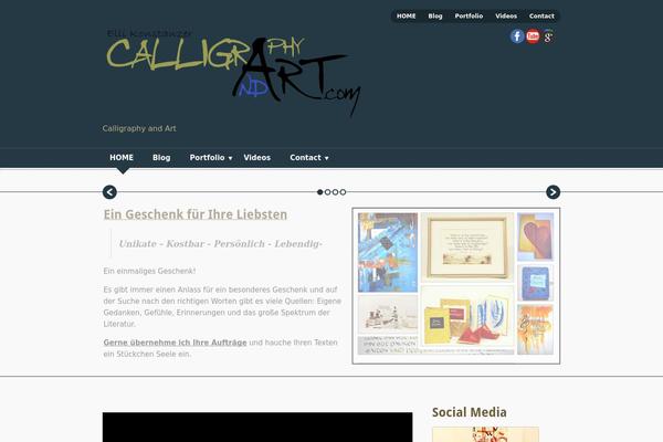 Designfolio Pro theme site design template sample
