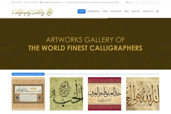 The7 theme site design template sample
