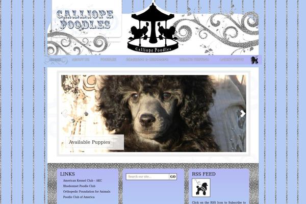 calliopepoodles.com site used Calliope