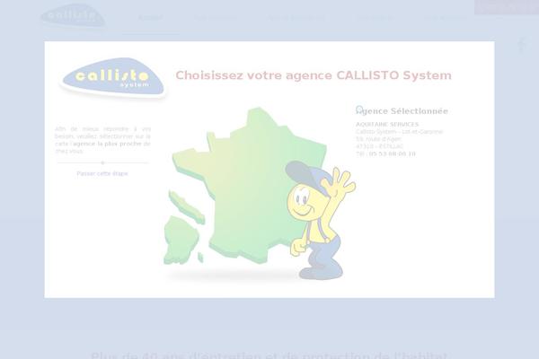 Callisto theme site design template sample