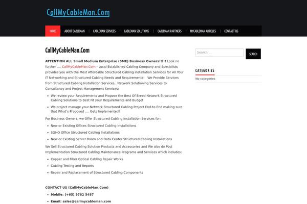 Graphene theme site design template sample