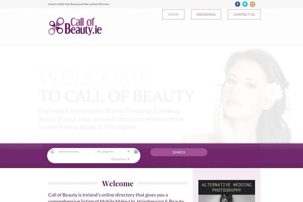 Homey theme site design template sample