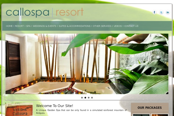 Wedding theme site design template sample