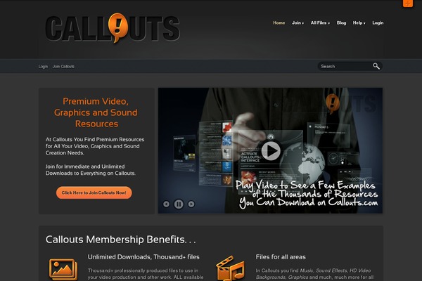 Media Store theme site design template sample