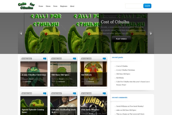 Evid theme site design template sample
