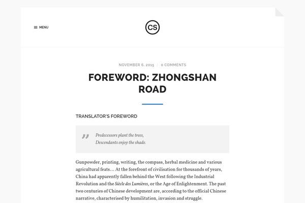 Hoffman theme site design template sample