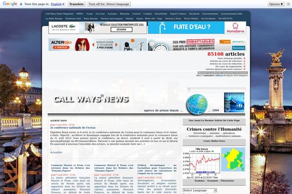 Site using Continuous announcement scroller plugin