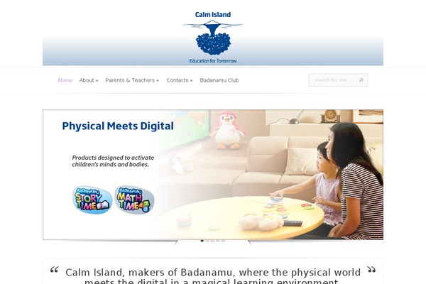 Evolution theme site design template sample