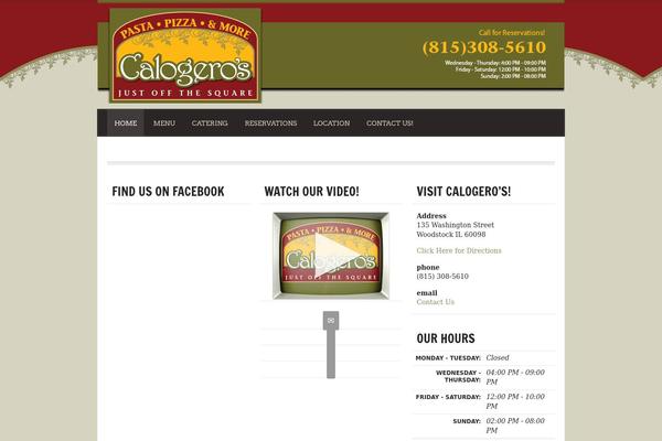Diner theme site design template sample