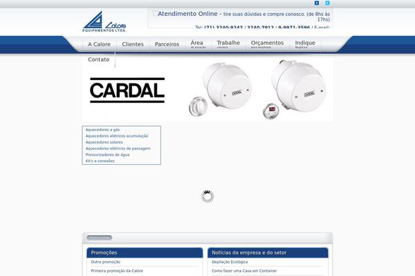 caloreequipamentos.com site used Flux