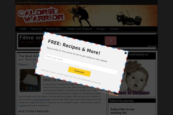 Site using EasyRecipe plugin