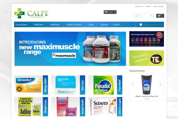 Cheope theme site design template sample