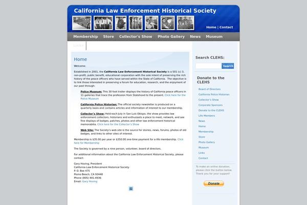 calpolicehistory.com site used Coolwater
