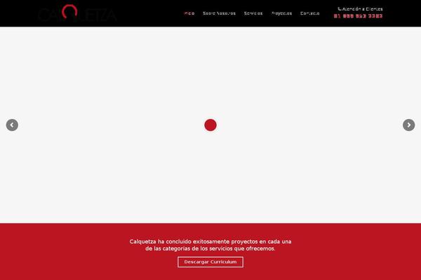 Zafiro theme site design template sample