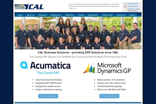 cal theme websites examples