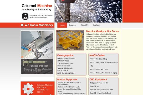 calumetmachine.com site used Calumet