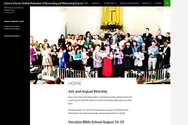 Twenty Fourteen theme site design template sample