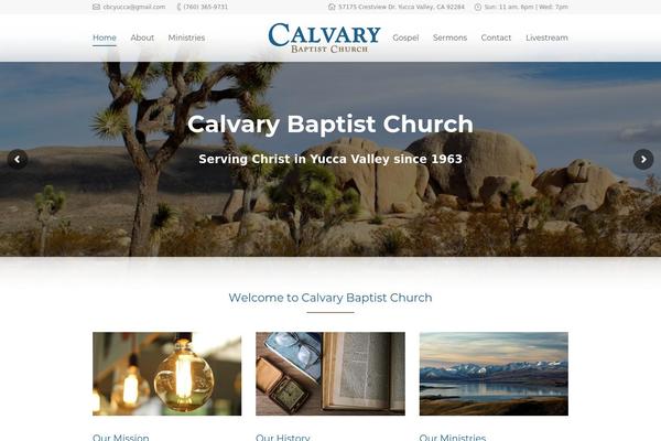 calvarybaptistyv.com site used Calvary