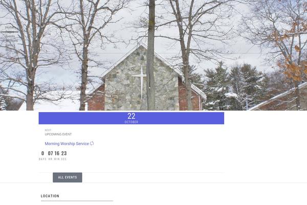 Site using Eventer plugin