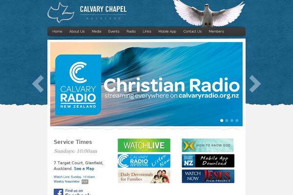 GLORY theme site design template sample