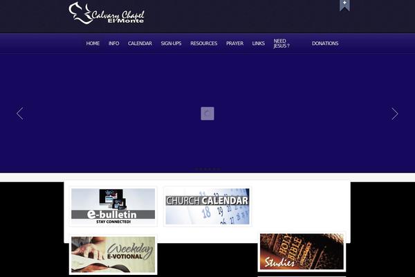 Churchope theme site design template sample