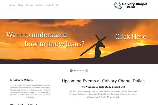 Enfold theme site design template sample