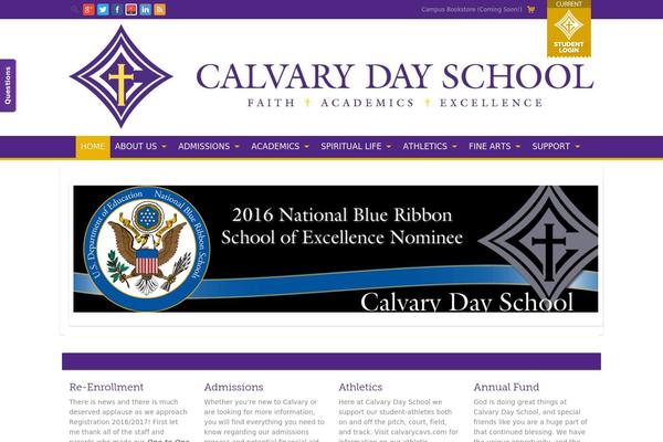 Campus theme site design template sample