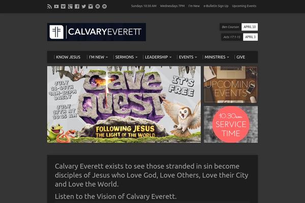 Resurrect theme site design template sample