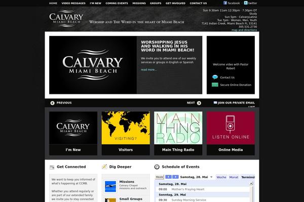 Aperture theme site design template sample
