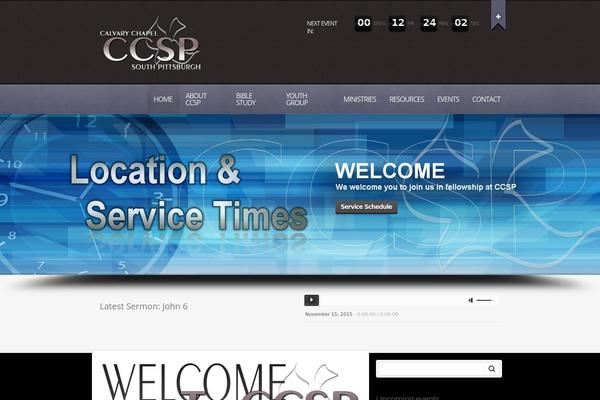 Churchope theme site design template sample