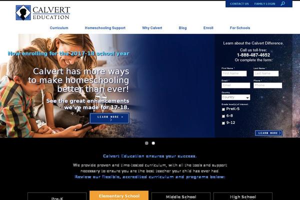 calverteducation.com site used Calverteduchild