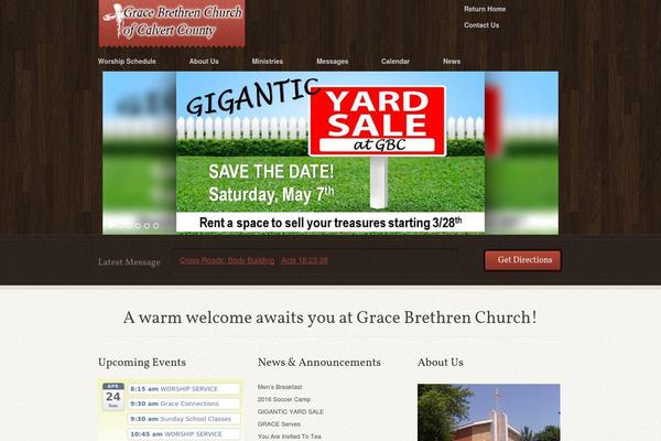 Wp-church theme site design template sample