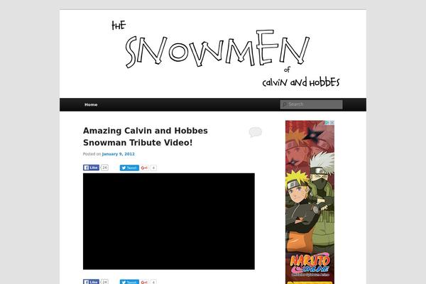 Twenty Eleven theme site design template sample