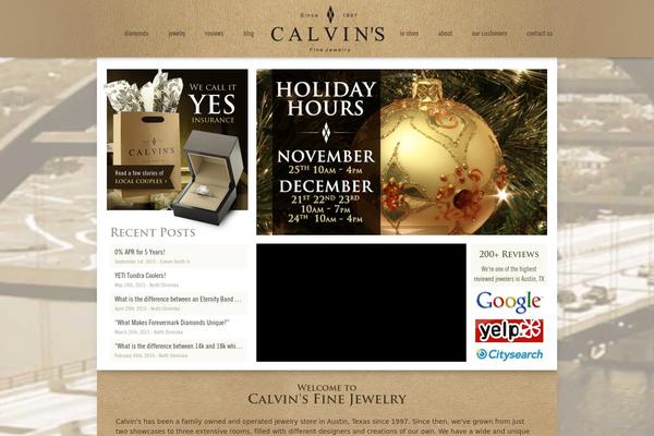calvin WordPress theme, websites list used calvin theme calvin theme websites examples