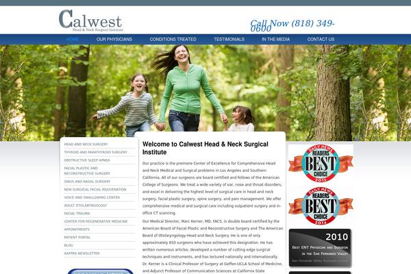 calwest theme websites examples