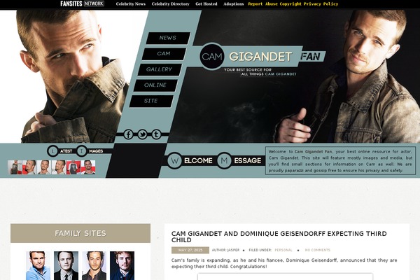 cam-gigandet.org site used Venice