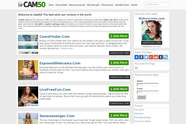 Minimalist Blog theme site design template sample