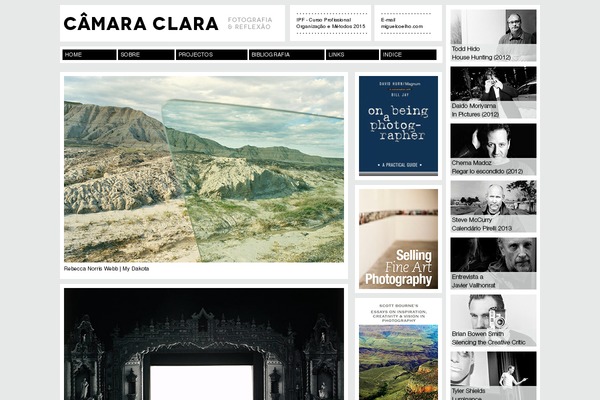 camaraclara.com site used Minimaldessign