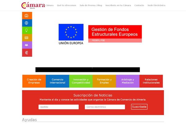 camaradealmeria.com site used Divi child
