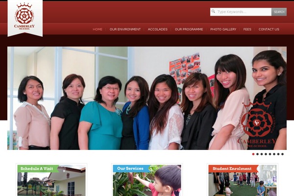 camberley theme websites examples