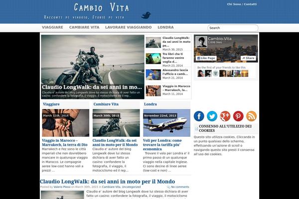 Gazpomag theme site design template sample