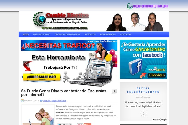 cambioefectivo.com site used Ihost