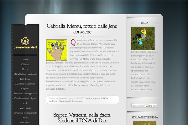 Memoir theme site design template sample