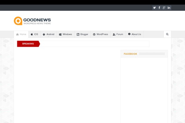 Goodnews 5.5 theme site design template sample
