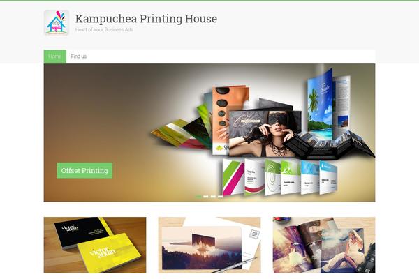 Accelerate theme site design template sample