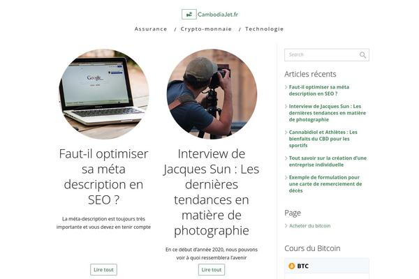 Minus theme site design template sample