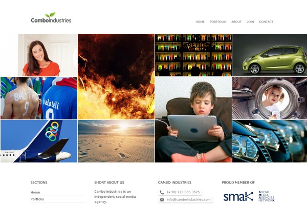 camboindustries.com site used Cora