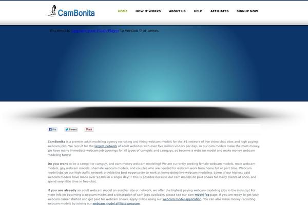 Sansation theme site design template sample
