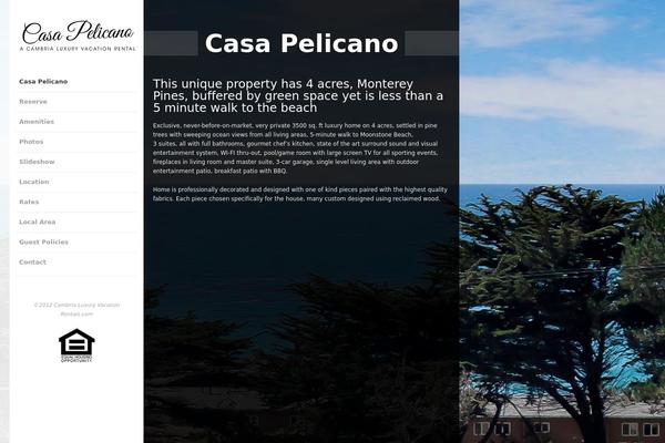 Incidental theme site design template sample